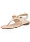 Modare - Sandália Feminina Flat Modare 7053173 - Preto - variação: - Natural