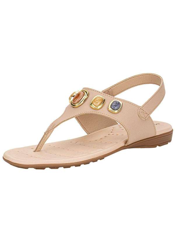 Modare - Sandália Feminina Flat Modare 7053173 - Bege