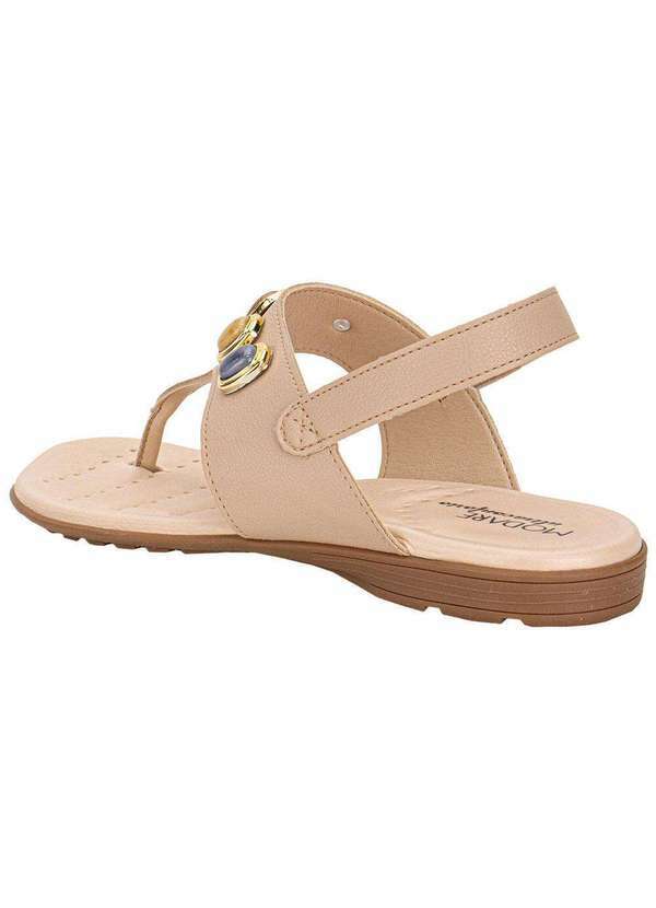 Modare - Sandália Feminina Flat Modare 7053173 - Bege 3
