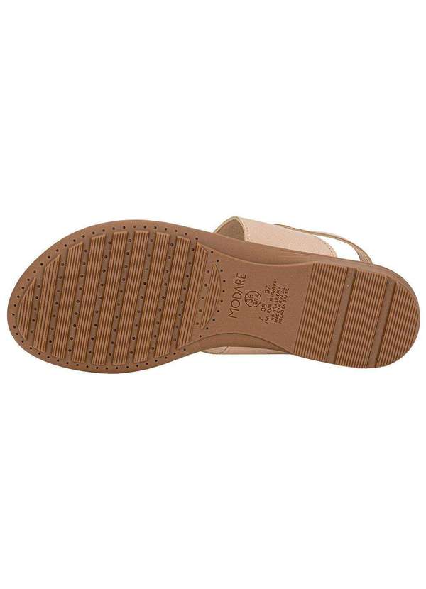 Modare - Sandália Feminina Flat Modare 7053173 - Bege 4