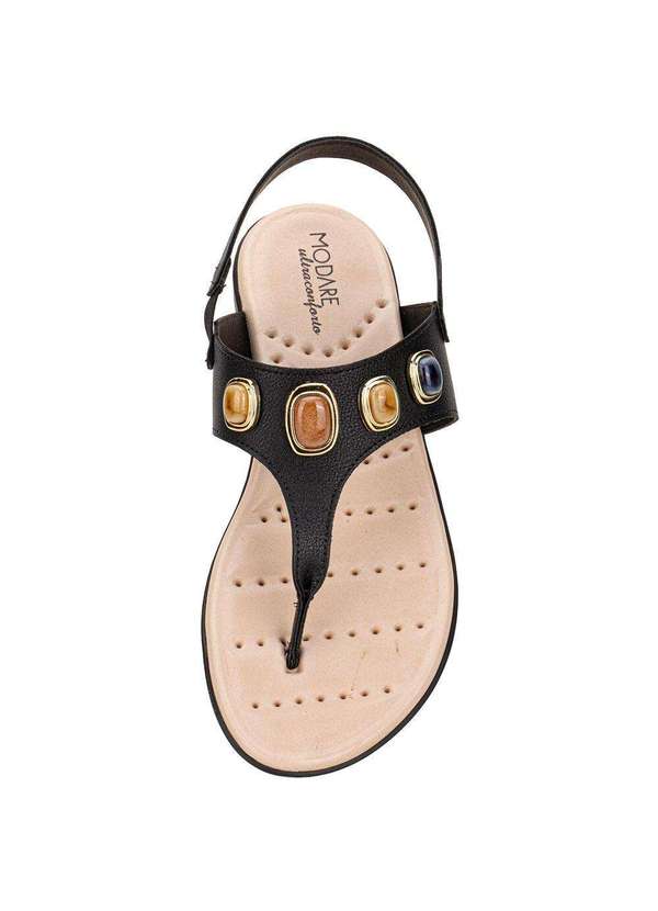 Modare - Sandália Feminina Flat Modare 7053173 - Preto 5