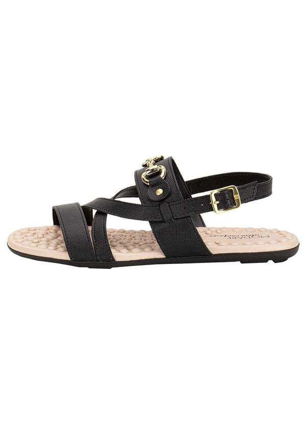 Modare - Sandália Feminina Flat Modare 7163132 - Preto 2