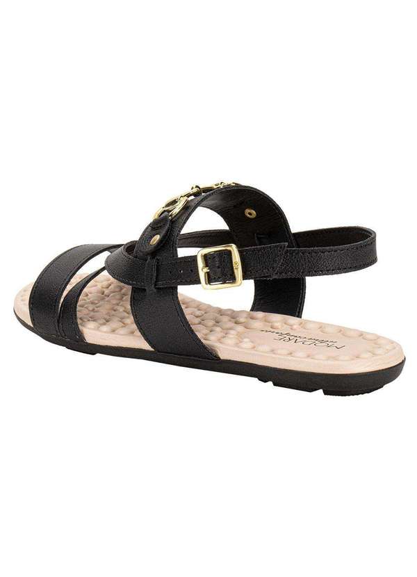Modare - Sandália Feminina Flat Modare 7163132 - Preto 3