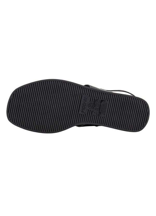 Modare - Sandália Feminina Flat Modare 7212103 - Preto 4