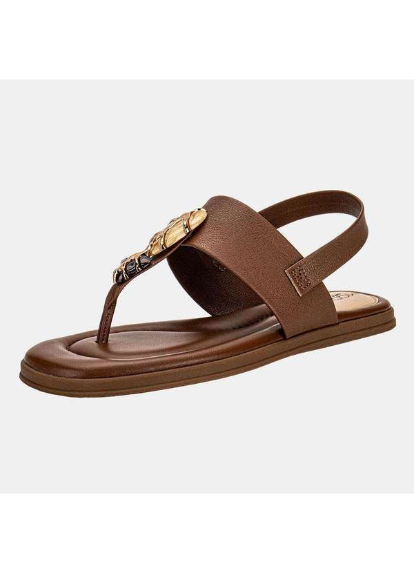 Modare - Sandália Feminina Flat Modare 7212103 - Chocolate
