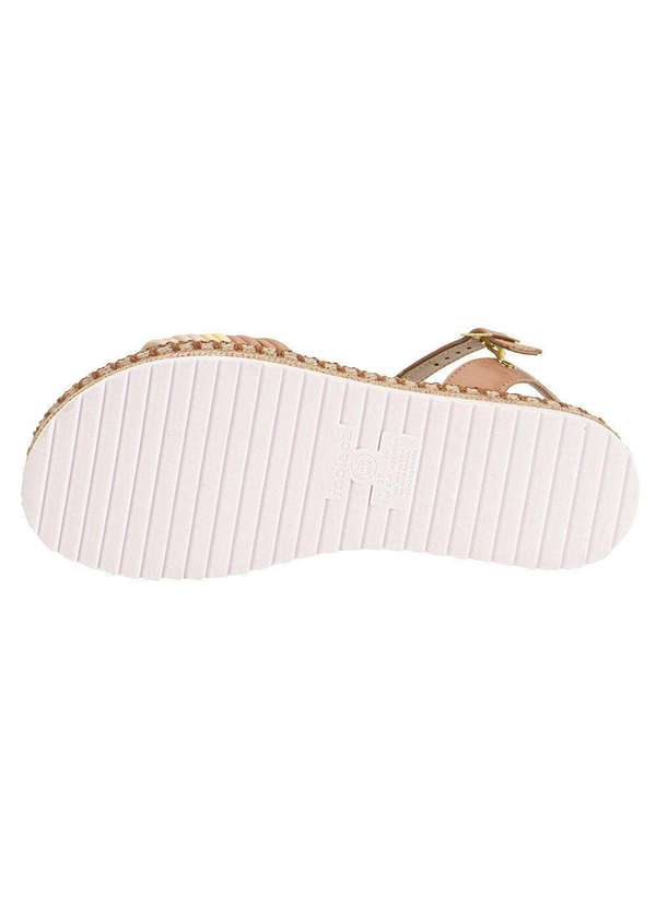 Moleca - Sandália Feminina Flat Moleca 5447523 Camel 4