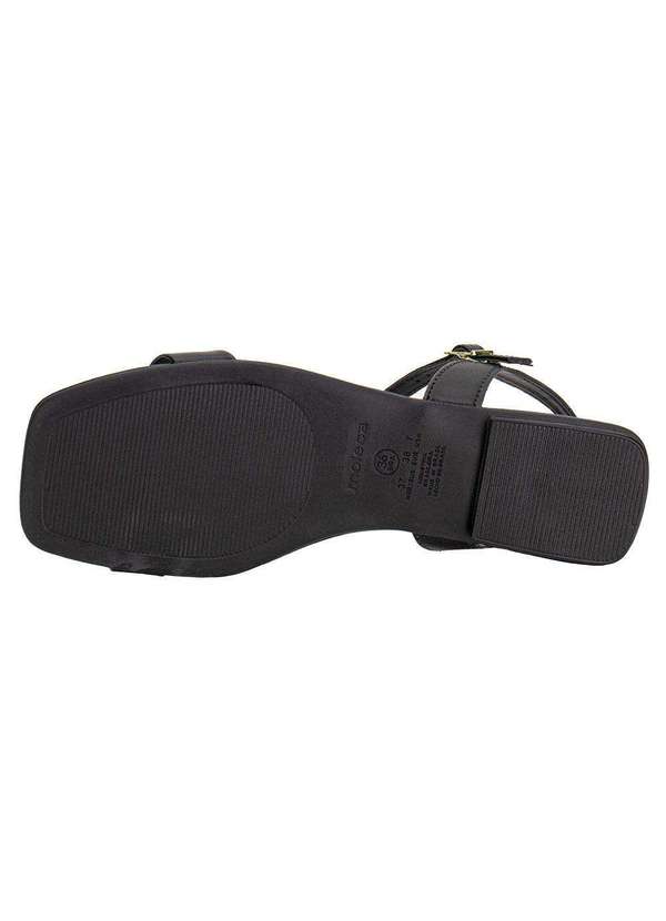 Moleca - Sandália Feminina Flat Moleca 5462143 - Preto 4