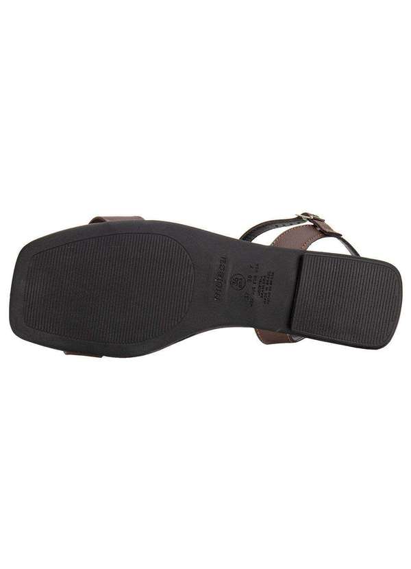 Moleca - Sandália Feminina Flat Moleca 5462143 - Chocolate 4