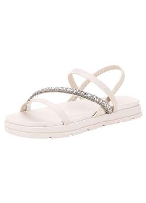 Sandália Feminina Flat Moleca - 5490104 - MOLECA