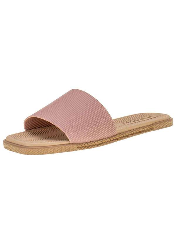 Moleca - Sandália Feminina Flat Moleca - 5494100 - Rosa