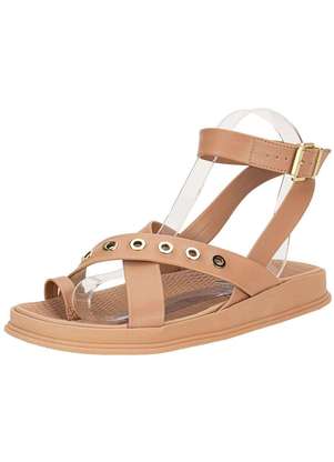 Sandália Feminina Flat Moleca 5556104 - MOLECA