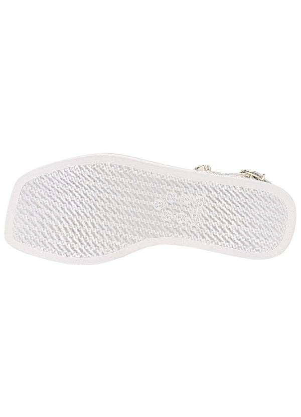 Ramarim - Sandália Feminina Flat Ramarim 249106 - Prata 4