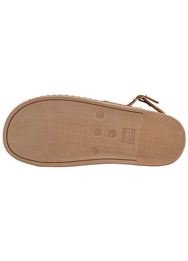 Via Marte - Sandália Feminina Flat Via Marte 315003 Caramelo 4