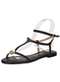 Vizzano - Sandália Feminina Flat Vizzano 62351711 - Preto - variação: - Preto