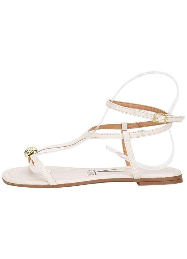 Vizzano - Sandália Feminina Flat Vizzano 62351711 - Marfim 2