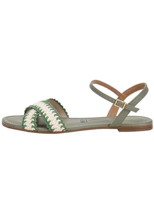 Vizzano - Sandália Feminina Flat Vizzano 62351718 - Verde 2