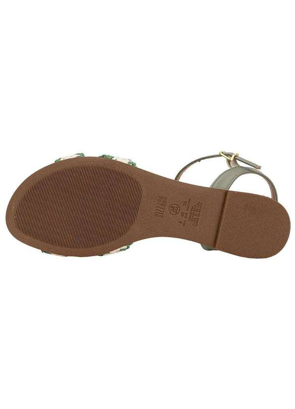 Vizzano - Sandália Feminina Flat Vizzano 62351718 - Verde 4