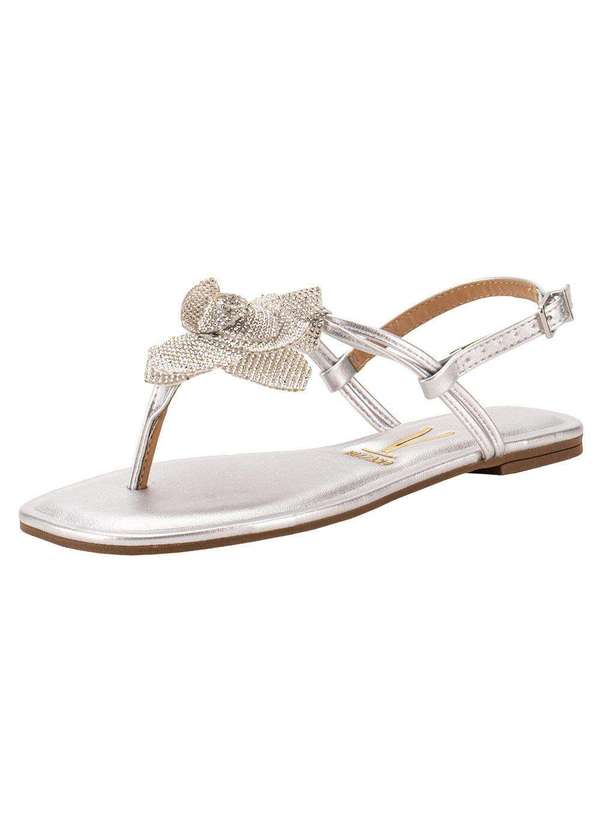 Vizzano - Sandália Feminina Flat Vizzano 6447218 - Prata