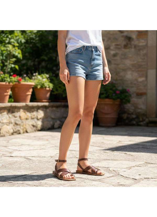 Vizzano - Sandália Feminina Flat Vizzano 6463107 Canela 2