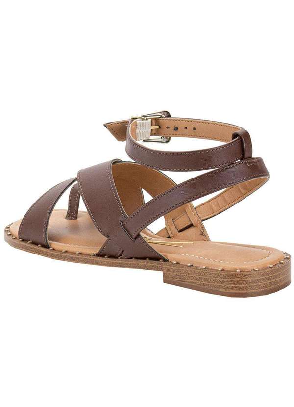 Vizzano - Sandália Feminina Flat Vizzano 6463107 Canela 3