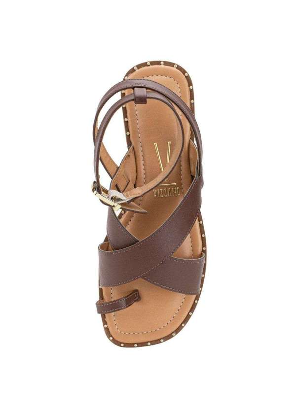 Vizzano - Sandália Feminina Flat Vizzano 6463107 Canela 5
