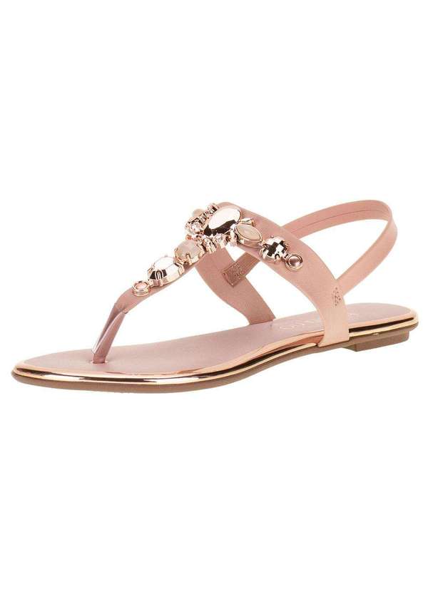 Sandália Feminina Rasteira Beira Rio 8367631 Rosa Clovis
