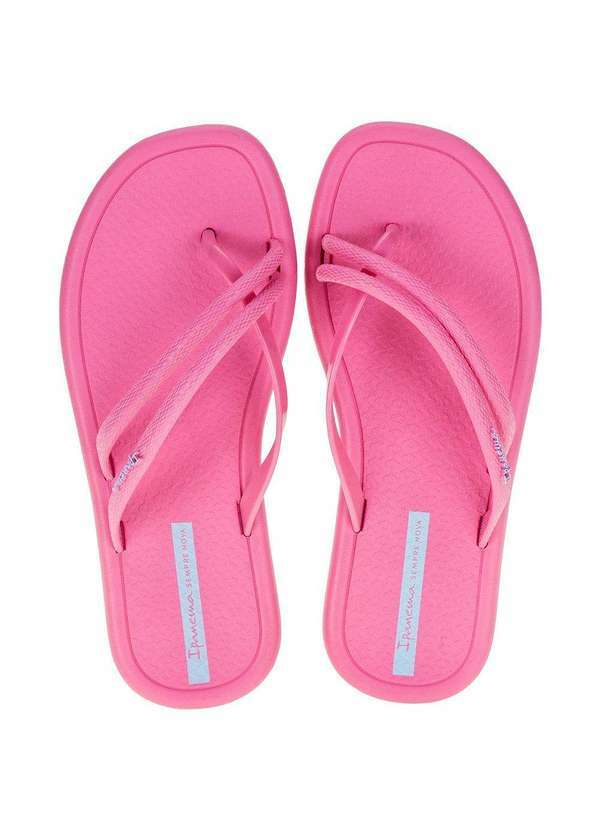Ipanema - Sandália Feminina Rasteira Meu Sol Ipanema - 27133 - Rosa