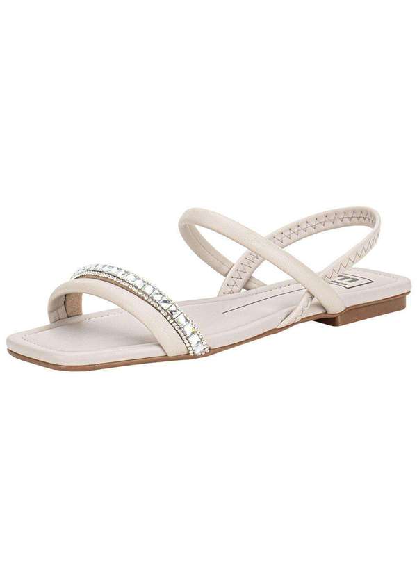 Moleca - Sandália Feminina Rasteira Moleca - 5462111 - Cinza 1