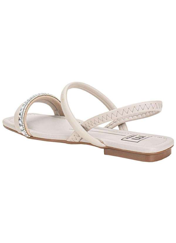 Moleca - Sandália Feminina Rasteira Moleca - 5462111 - Cinza 3