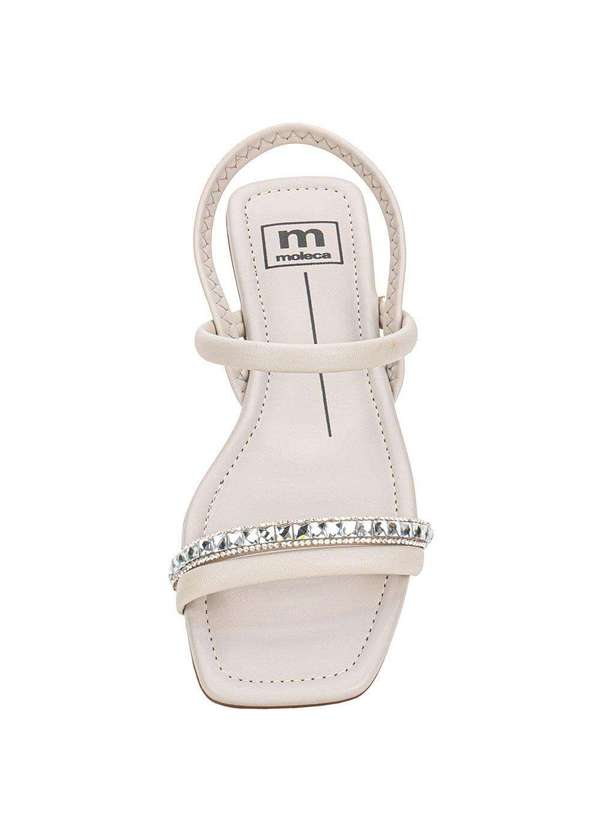 Moleca - Sandália Feminina Rasteira Moleca - 5462111 - Cinza 5