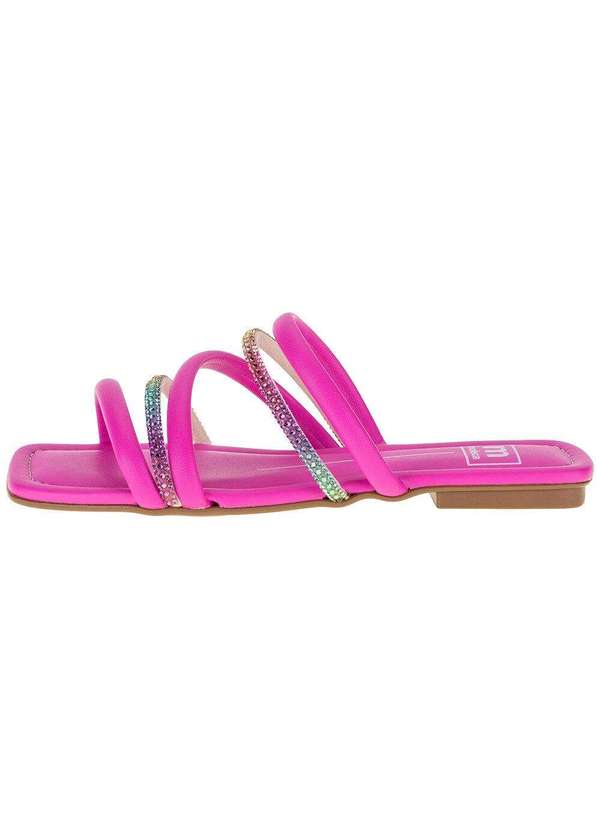 Moleca - Sandália Feminina Rasteira Moleca- 5462118 - Pink 2