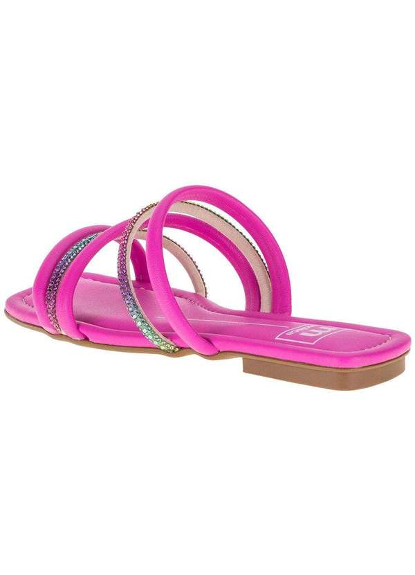Moleca - Sandália Feminina Rasteira Moleca- 5462118 - Pink 3