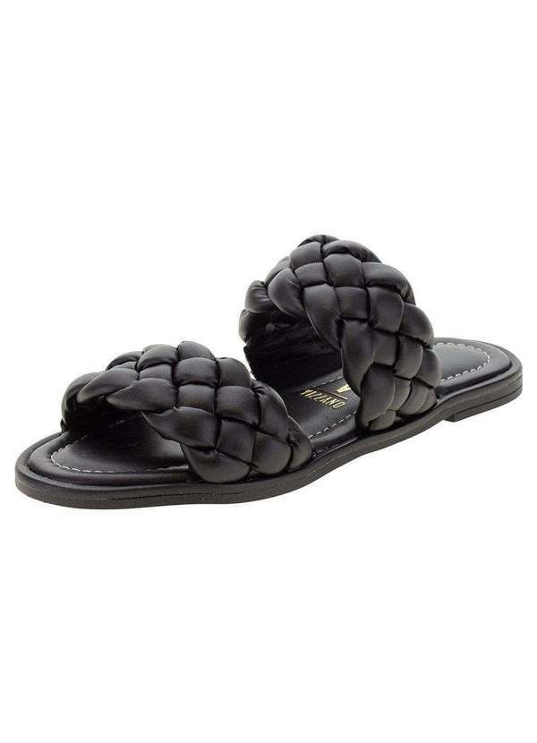 Vizzano - Sandália Feminina Rasteira Vizzano - 6441103 - Preto