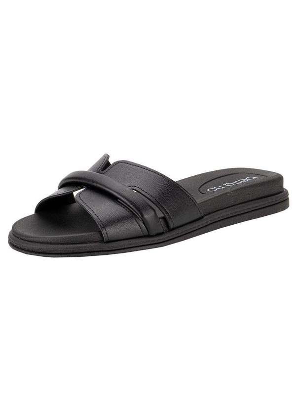Beira Rio - Tamanco Feminino Flat Beira Rio 8528100 - Preto