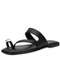 Moleca - Tamanco Feminino Flat Moleca 8506209 - Marfim - variação: PRETO