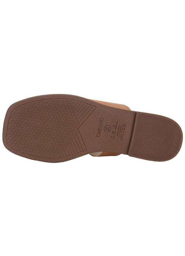 Moleca - Tamanco Feminino Flat Moleca 8506209 Camel 4