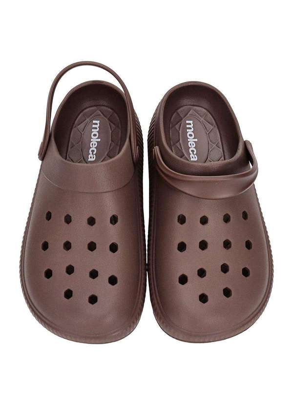 Moleca - Clog Feminino Moleca 5832100 Chocolate 5