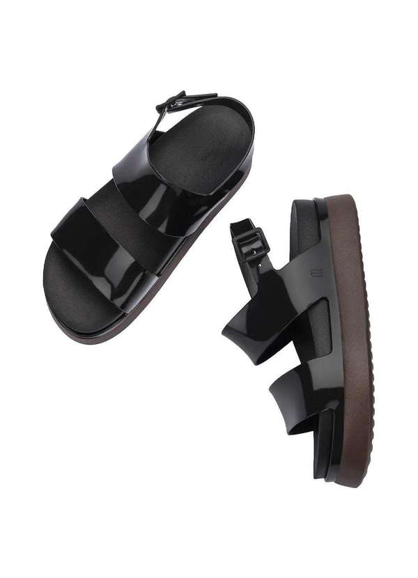 Melissa Cosmic Sandal Next Gen 33803 - Preto/Café - Clovis Calcados