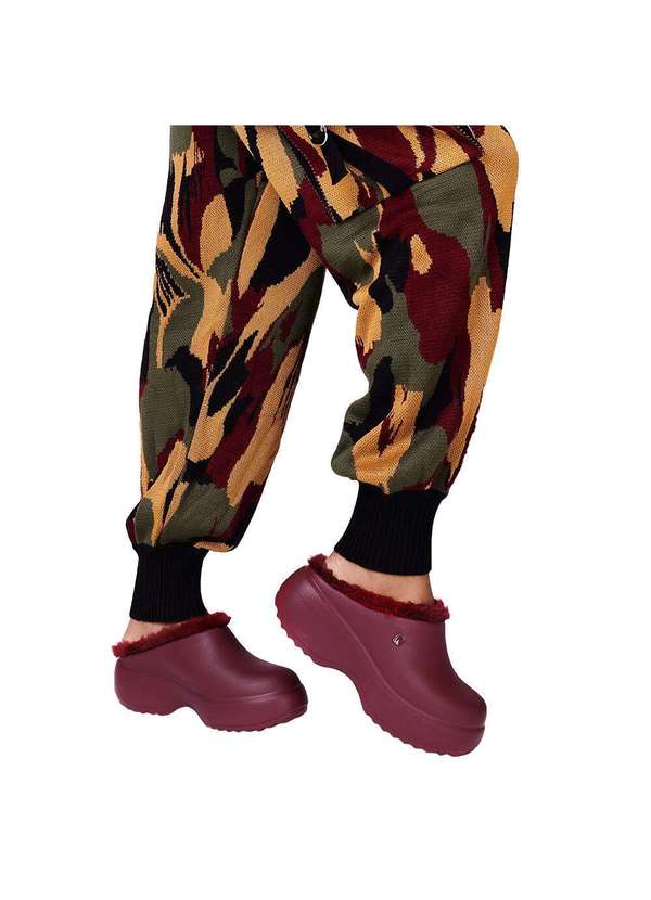 Melissa - Melissa Free Clog Fluffy Platform 35994 - Vinho 2