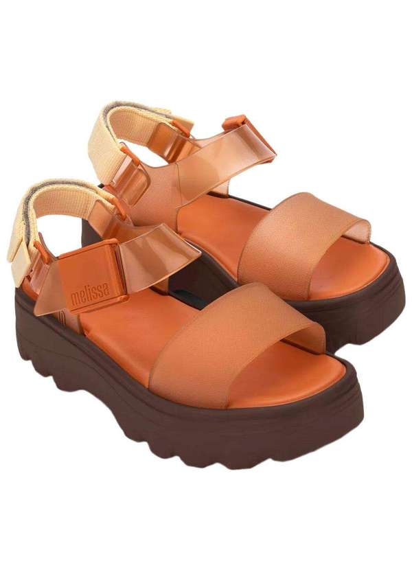 Melissa - Melissa Kick Off Sandal 32823 Marrom/Laranja