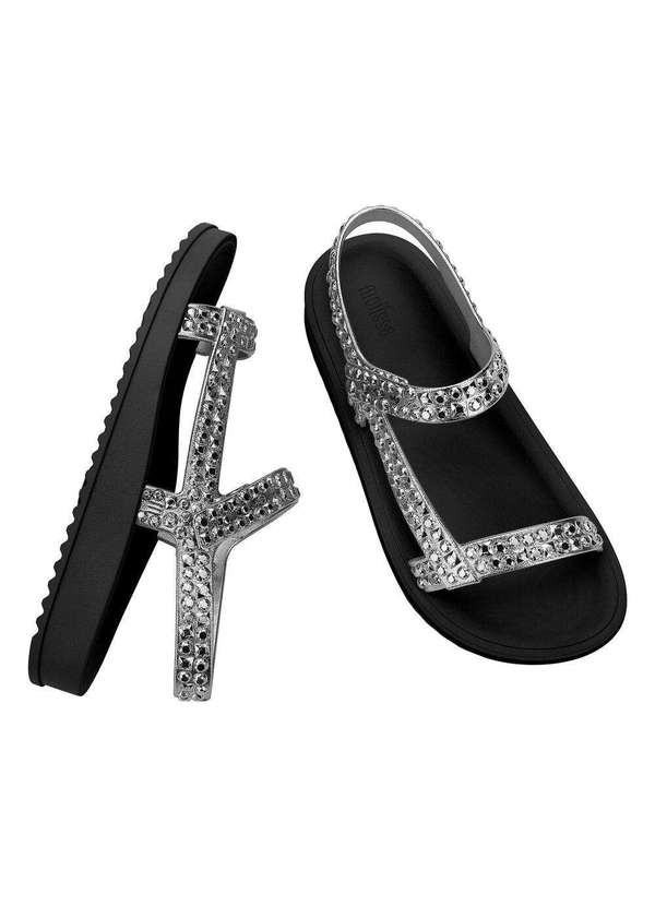 Melissa - Melissa Lust 35756 - Preto/Prata 4