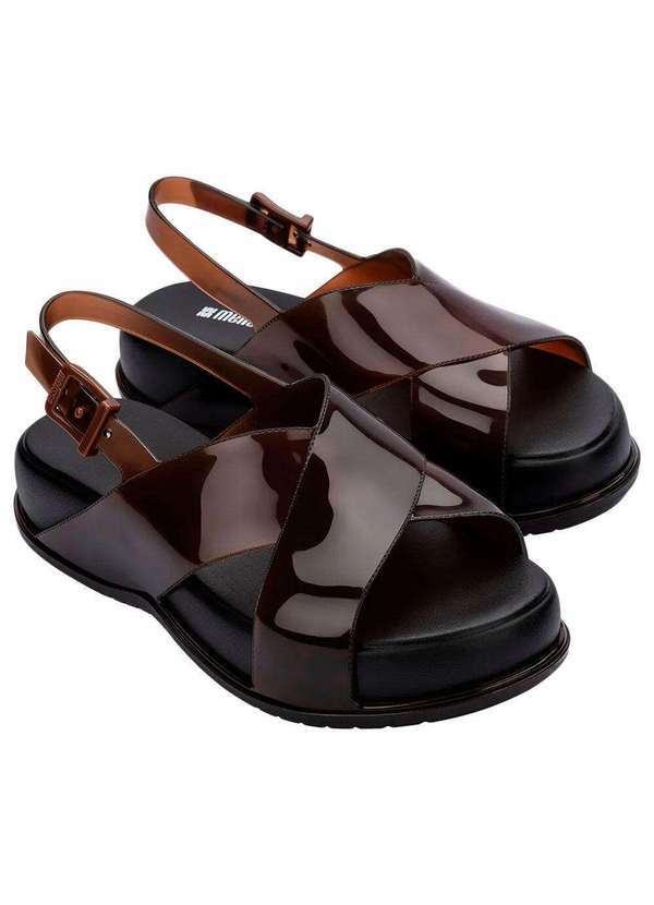 Melissa - Melissa Mare Platform 36047 - Café/Preto