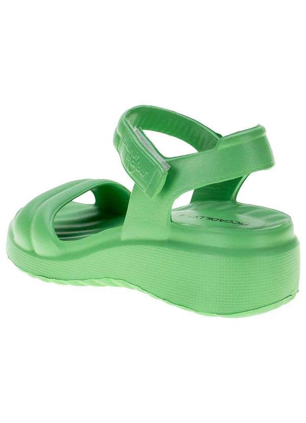 Piccadilly - Sandália Anabela Marshmallow Piccadilly - C226001 - Verde 3