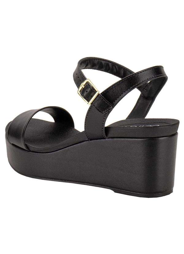 Beira Rio - Sandália Feminina Anabela Beira Rio 8407135 - Preto 3