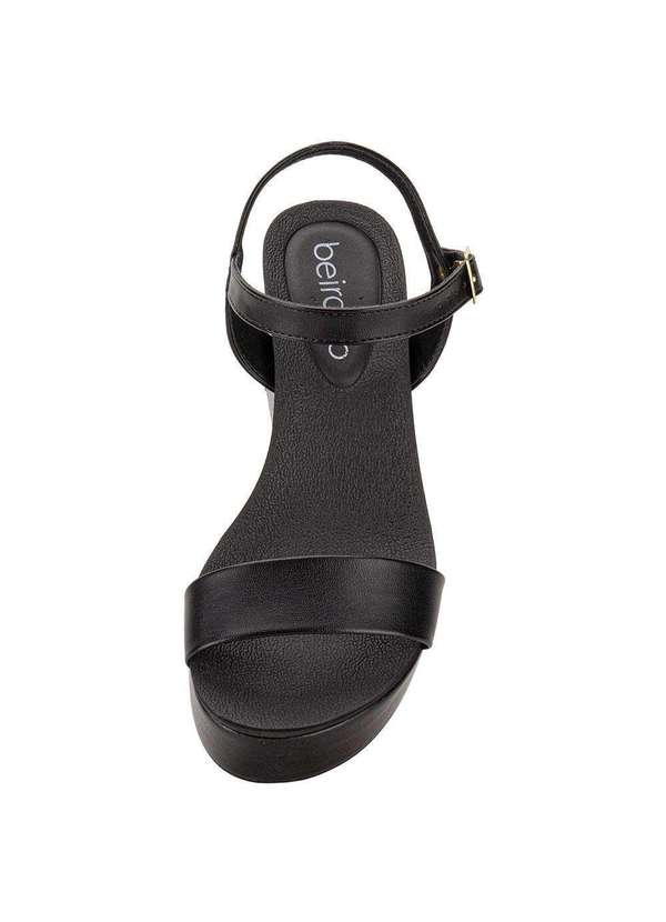 Beira Rio - Sandália Feminina Anabela Beira Rio 8407135 - Preto 5