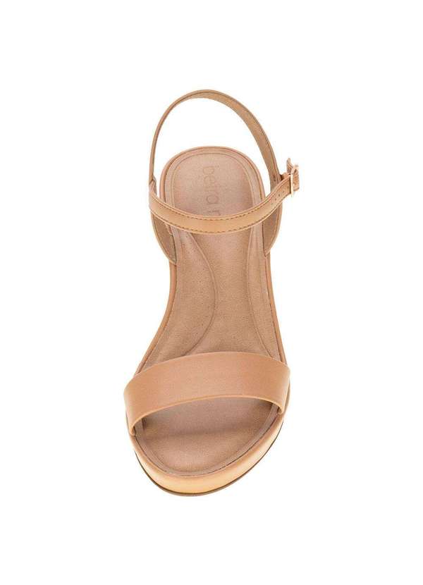 Beira Rio - Sandália Feminina Anabela Beira Rio - 8457308 - Bege 5