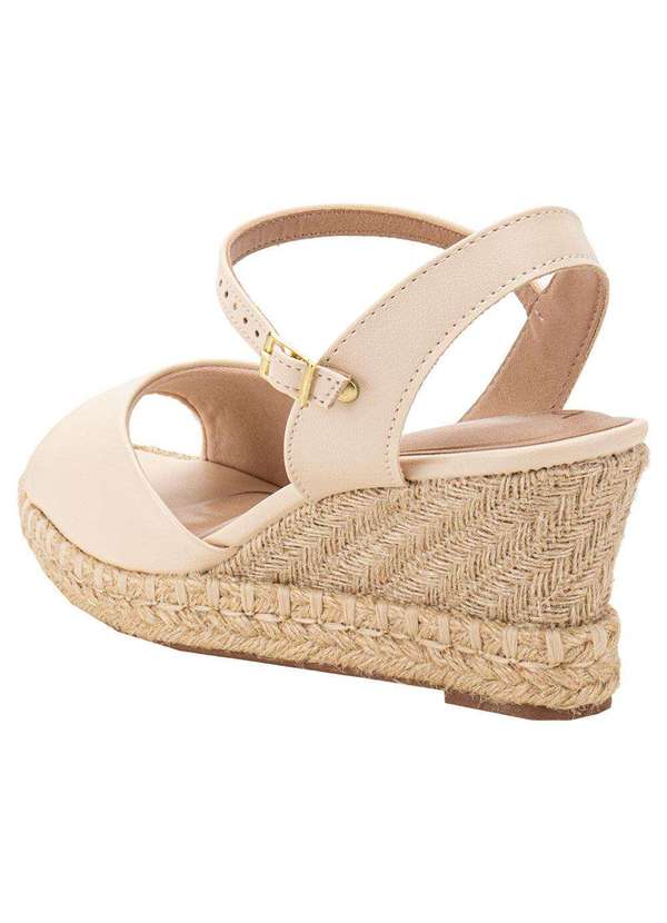 Beira Rio - Sandália Feminina Anabela Beira Rio 8486118 - Natural 3