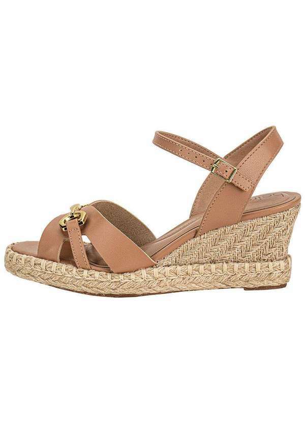 Beira Rio - Sandália Feminina Anabela Beira Rio 8486119 - Salmão 2