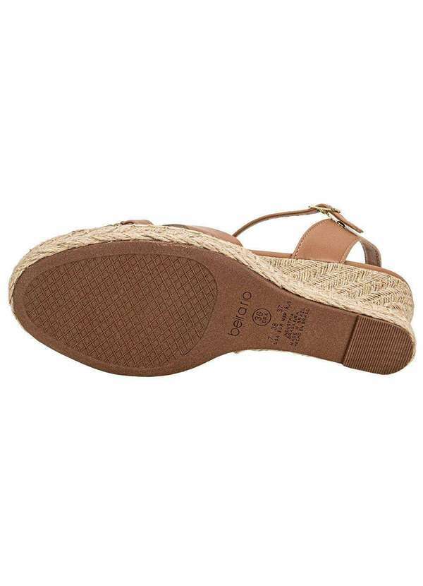 Beira Rio - Sandália Feminina Anabela Beira Rio 8486119 - Salmão 4