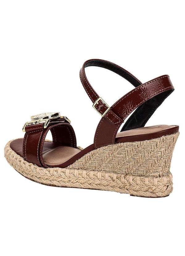 Beira Rio - Sandália Feminina Anabela Beira Rio 8486124 - Café 3